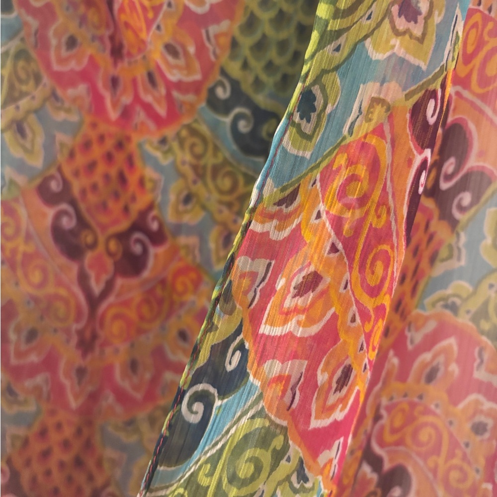 💕 Colorful Patterned Scarf 💕 - Picture 6 of 6